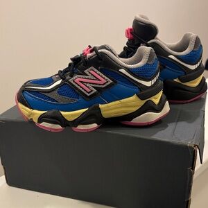 New Balance Kids' Sneakers in Blue, Gold, and Pink